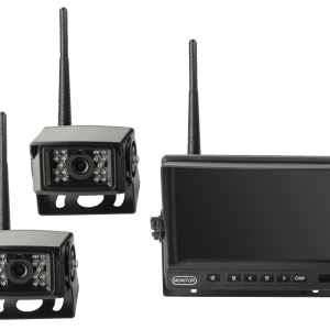 ACV Tvær bakkmyndavélar með 7" HD Skjá 12v/24v