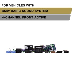 Phoenix Gold ZDT-BMW1 Active cable for BMW with Basic Sound System with a Quadlock