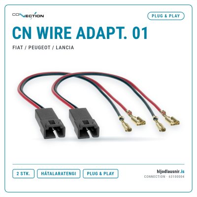 Connection CN WIRE ADAPT. 01 – Fiat / Peugeot / Lancia