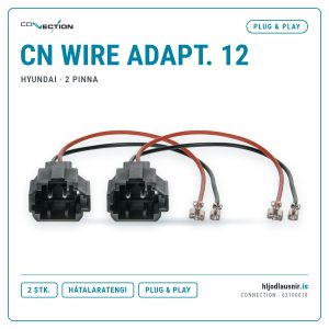 Connection CN WIRE ADAPT. 12 – Hyundai · 2 pinna