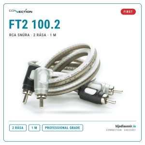 Connection FT2 100.2 – RCA snúra · 2 rása · 1 m