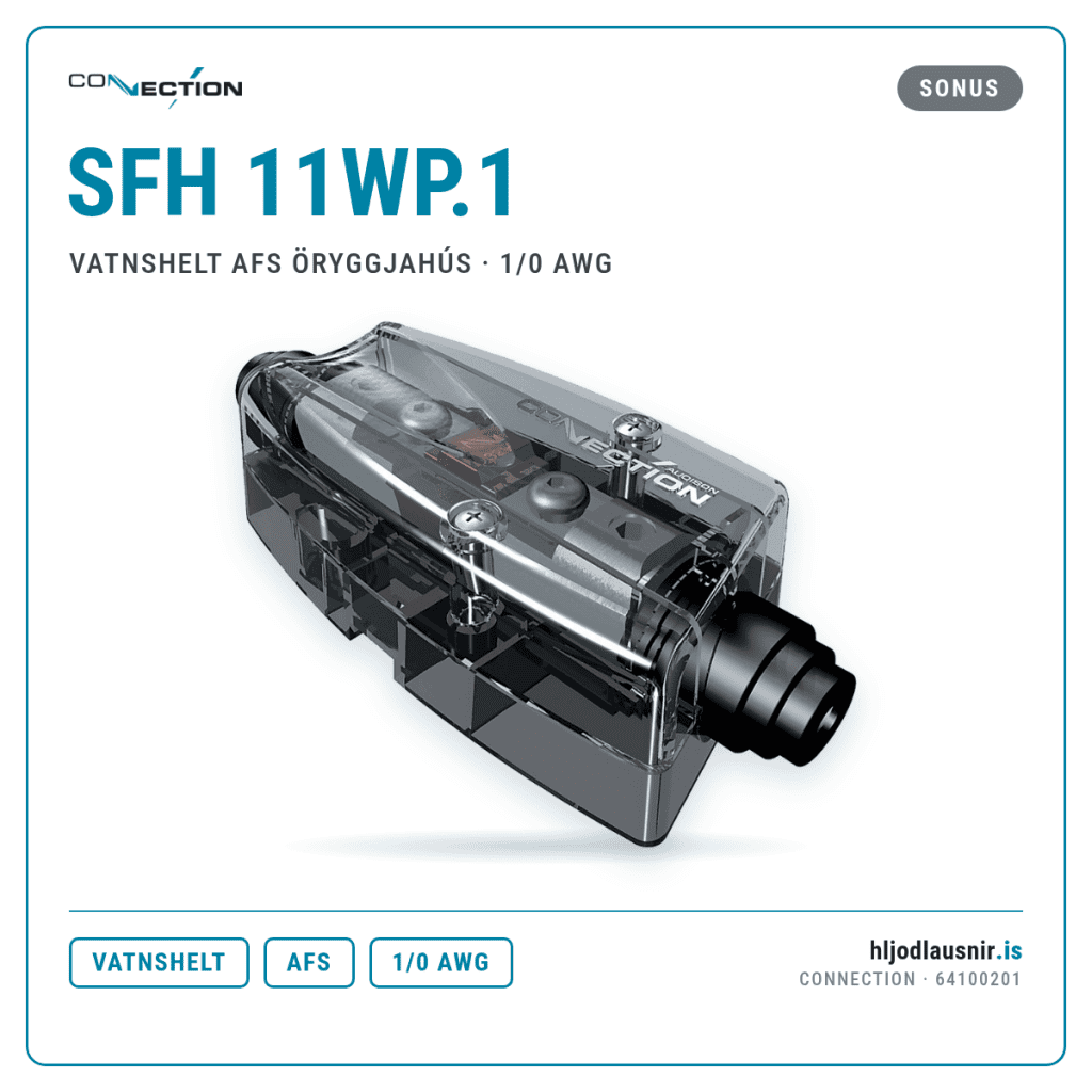 Connection SFH 11WP.1 – Vatnshelt AFS öryggjahús · 1/0 AWG