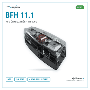 Connection BFH 11.1 – AFS öryggjahús · 1/0 AWG