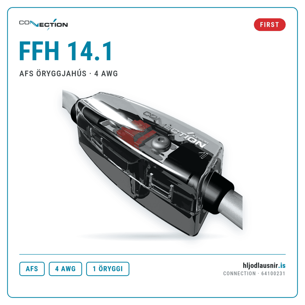 Connection FFH 14.1 – AFS öryggjahús · 4 AWG