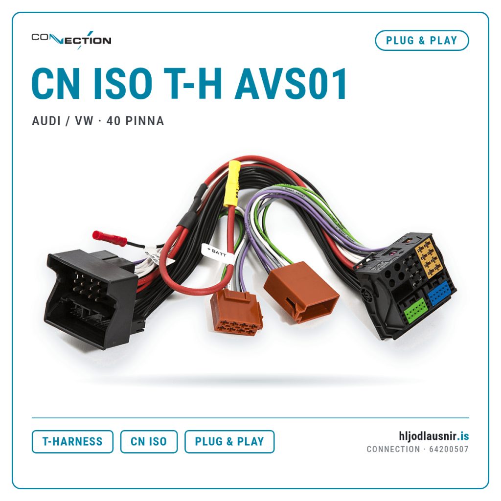Connection CN ISO T-H AVS01 – Audi / VW · 40 pinna