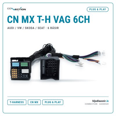 Connection CN MX T-H VAG 6CH – Audi / VW / Skoda / Seat · 6 rásir